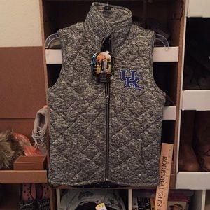 UK Kentucky quilted Vest size XS NWT